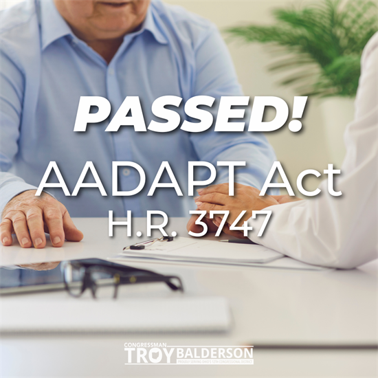 AADAPT Act Passage